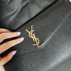 SOLD YSL SAINT LAURENT UPTOWN CLUTCH